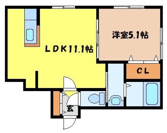 幌平橋駅 徒歩15分 1階の物件間取画像